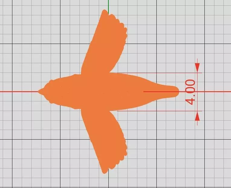 Golden Bird Pendant 3D print model_6