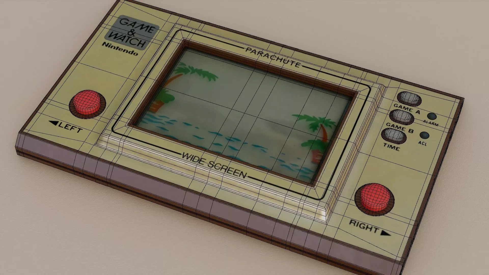 Nintendo Parachute 3D model_25