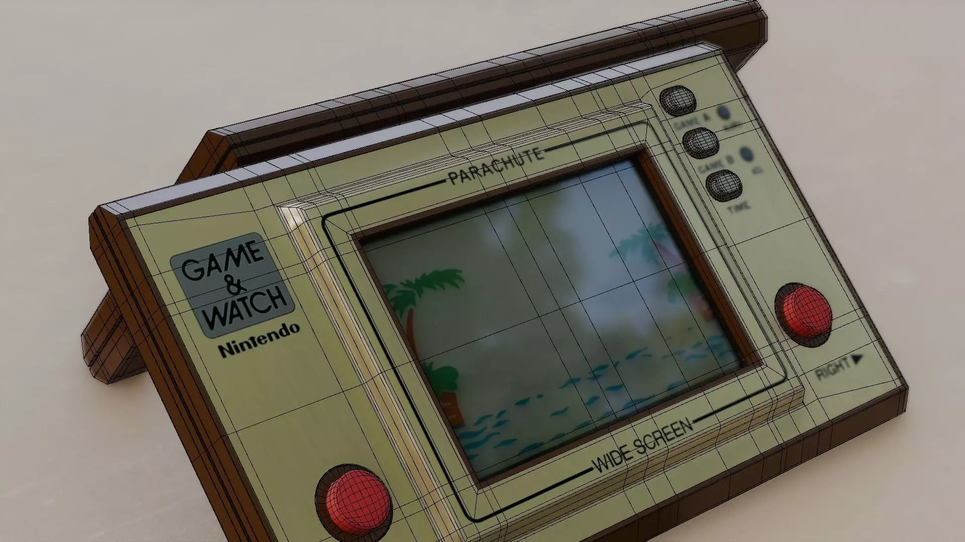 Nintendo Parachute 3D model_24