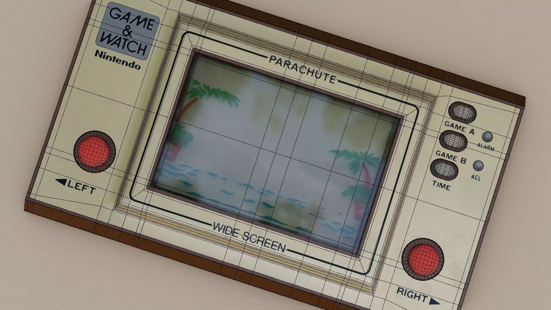 Nintendo Parachute 3D model_26