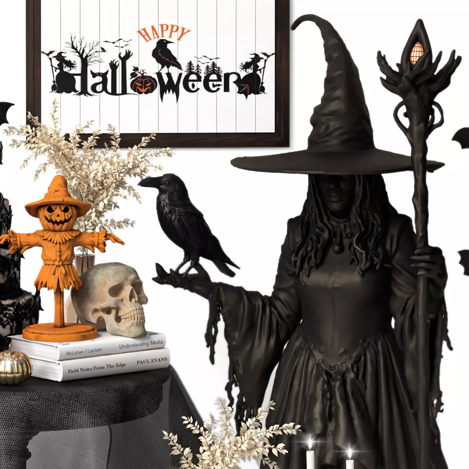 Decoration set for Halloween 03 3D model_2
