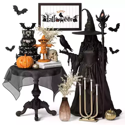Decoration set for Halloween 03