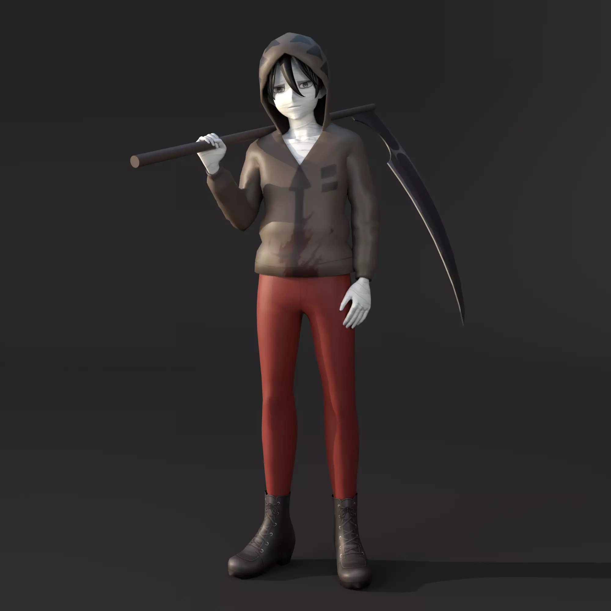 Isaac Foster AKA Zack 3D Model Low-poly 3D model_0