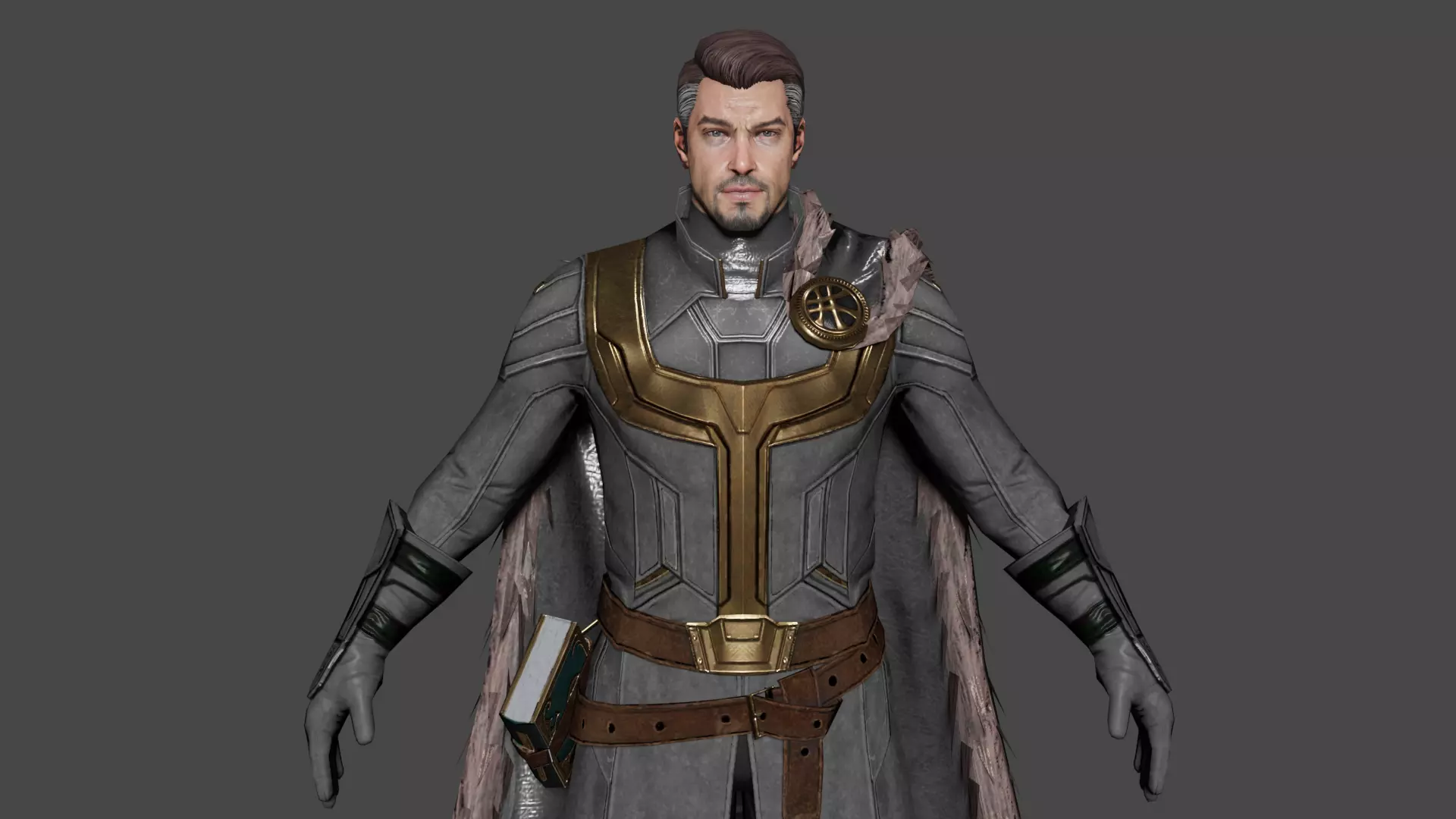 Secret Wars Doctor Strange Low-poly 3D model_1