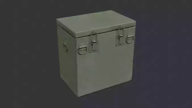 Olive Drab Military Food Container Chest