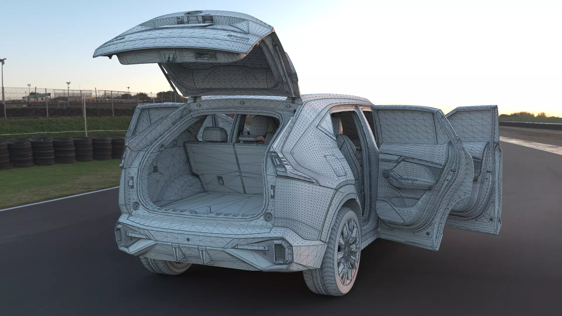  2022 GAC Trumpchi Emkco with interior 3D model_20