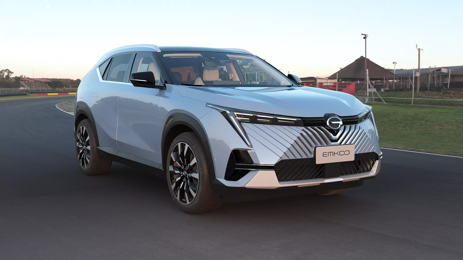  2022 GAC Trumpchi Emkco with interior 3D model_2