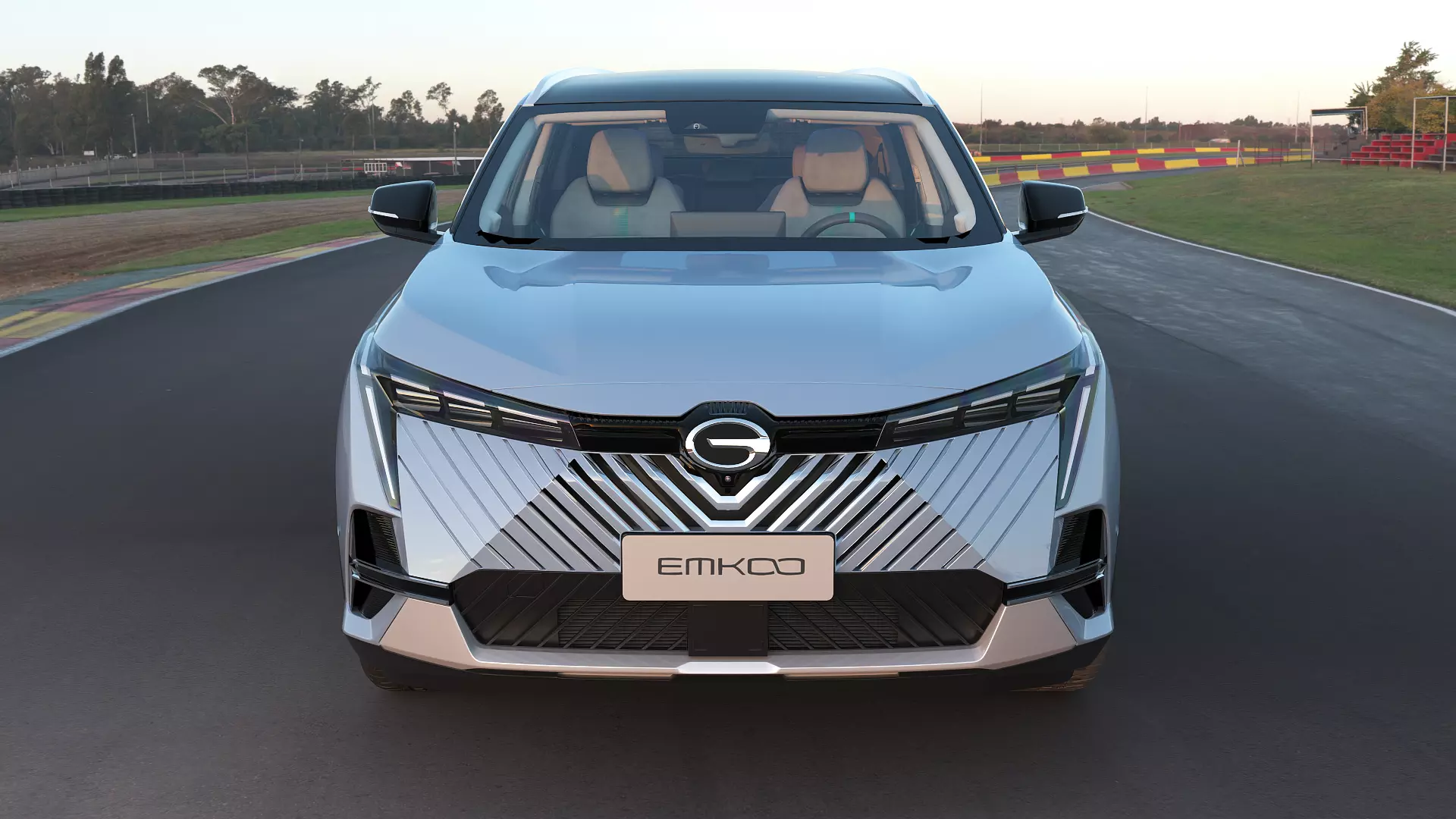  2022 GAC Trumpchi Emkco with interior 3D model_1