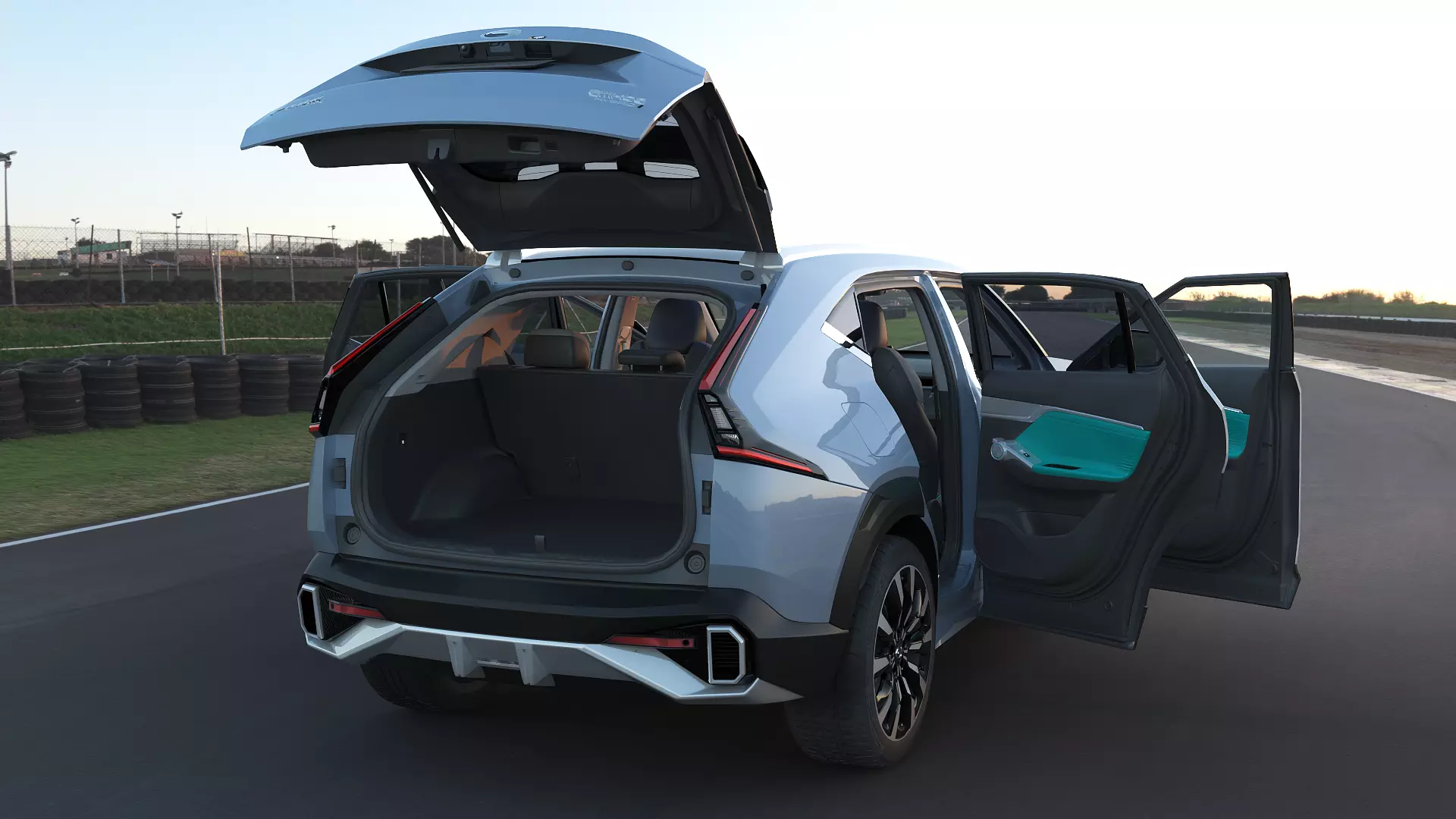  2022 GAC Trumpchi Emkco with interior 3D model_6