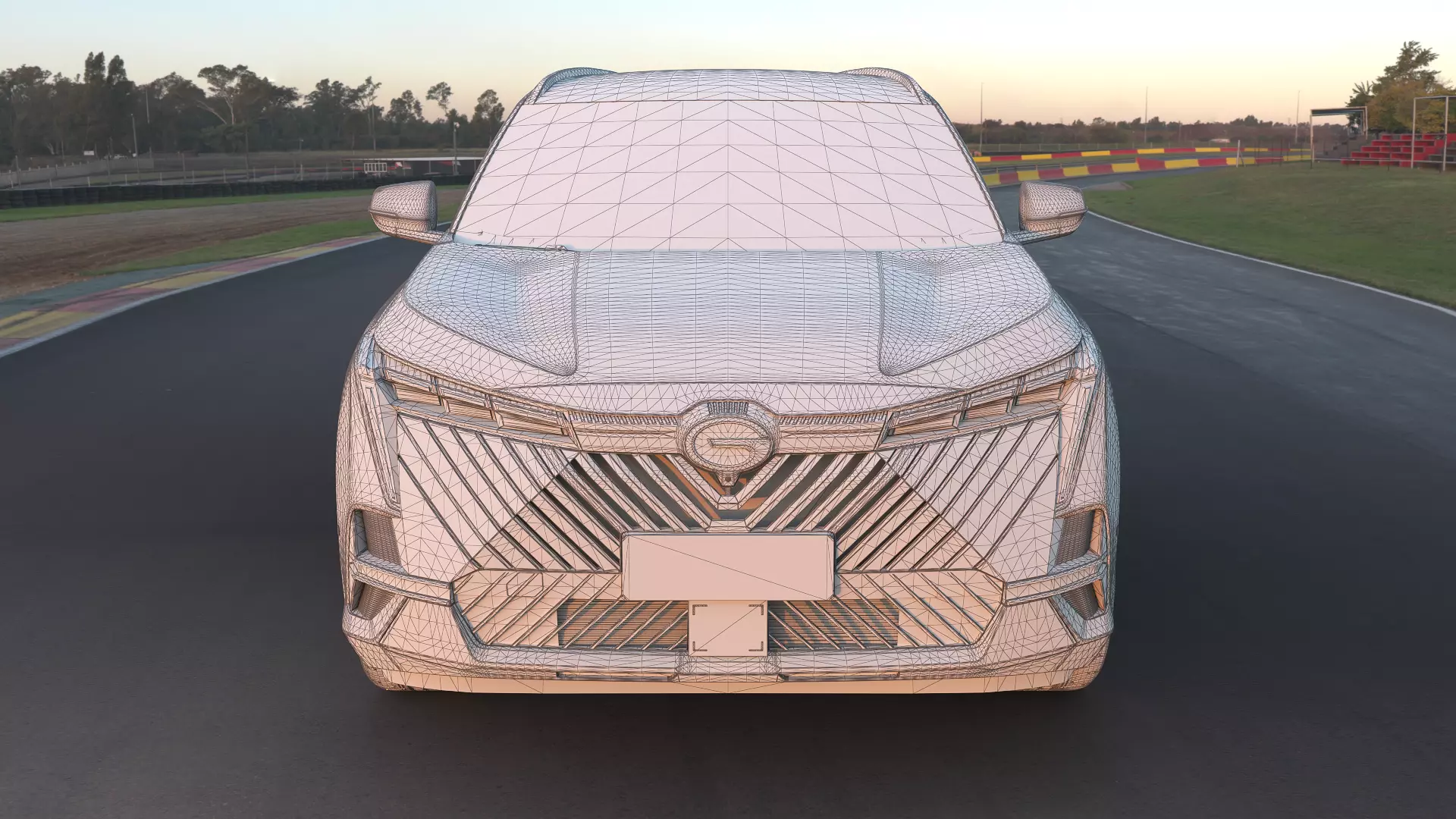  2022 GAC Trumpchi Emkco with interior 3D model_12