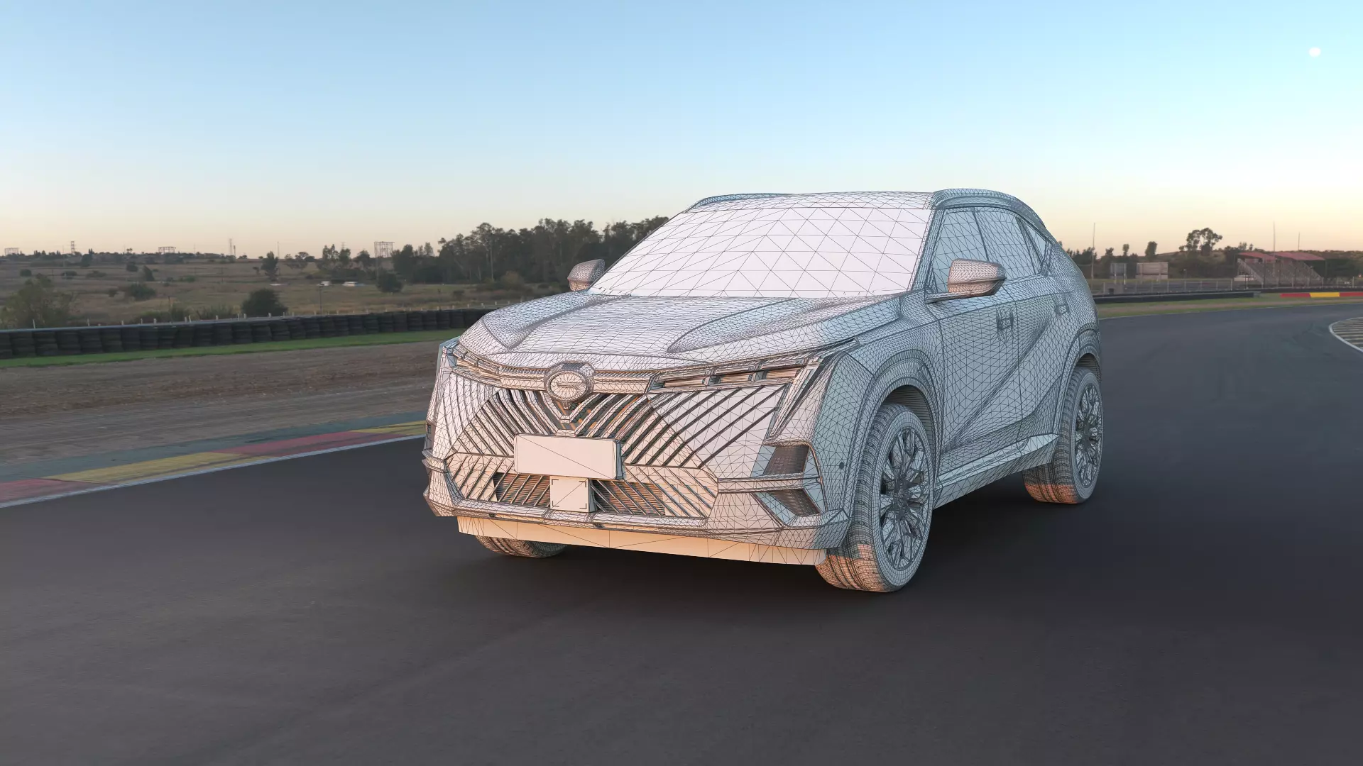  2022 GAC Trumpchi Emkco with interior 3D model_10