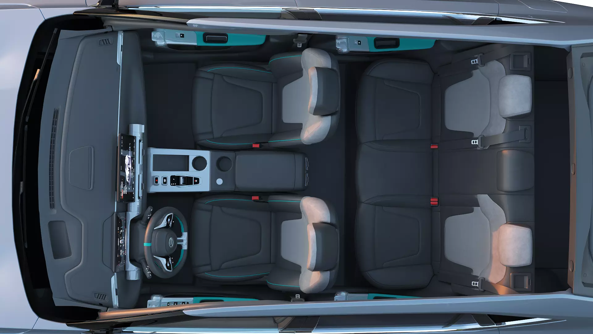  2022 GAC Trumpchi Emkco with interior 3D model_5