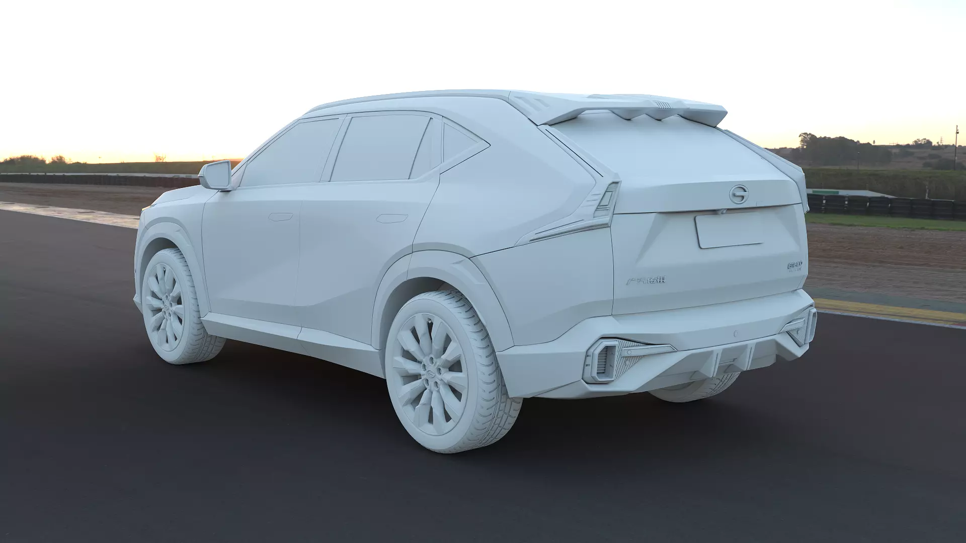  2022 GAC Trumpchi Emkco with interior 3D model_23