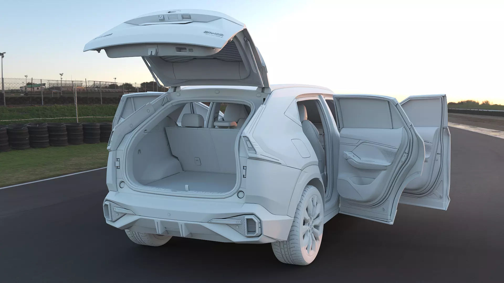  2022 GAC Trumpchi Emkco with interior 3D model_19