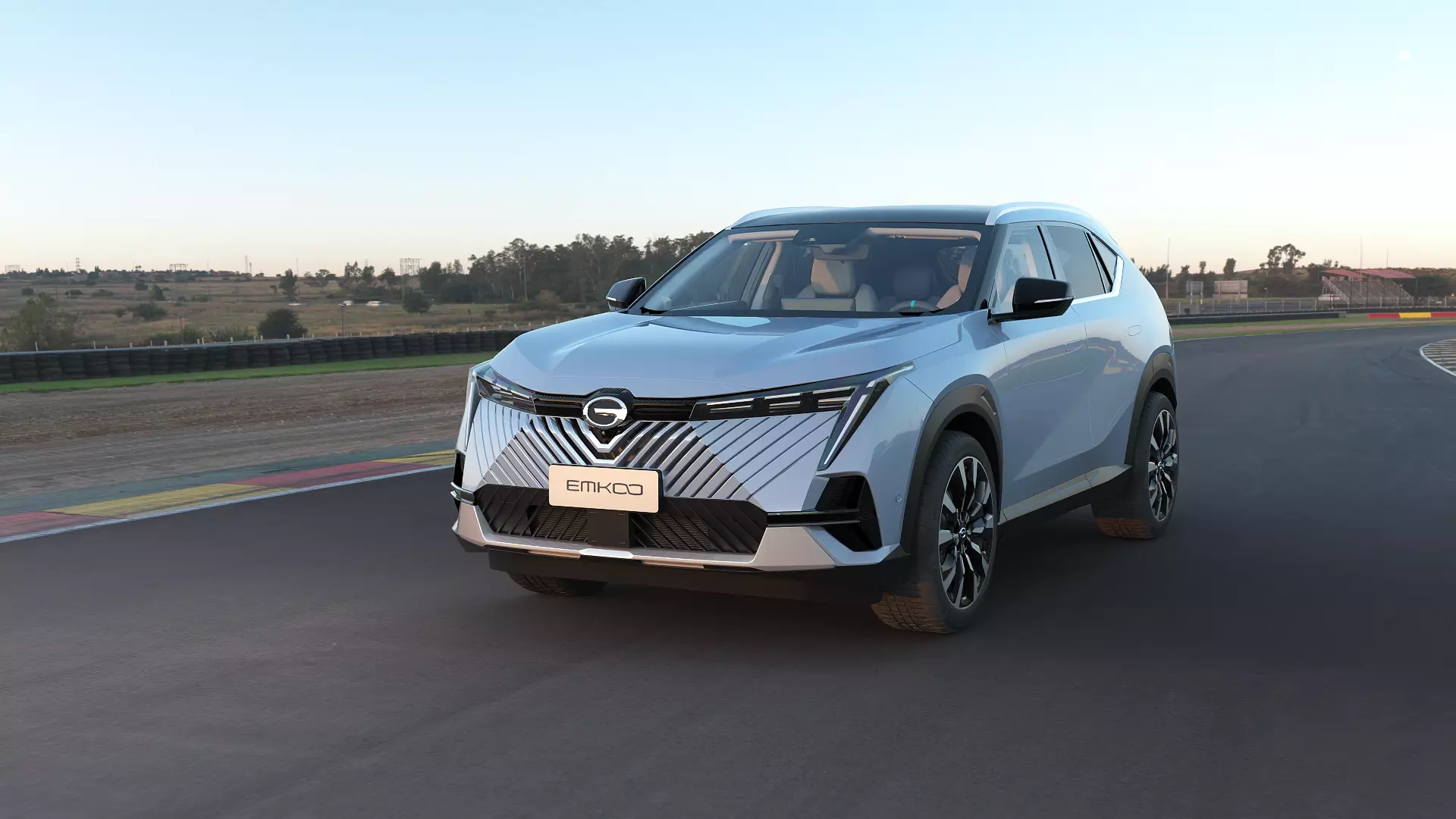  2022 GAC Trumpchi Emkco with interior 3D model_0