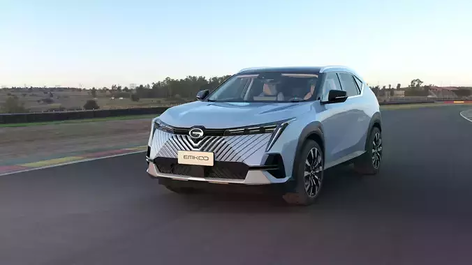  2022 GAC Trumpchi Emkco with interior 3D model