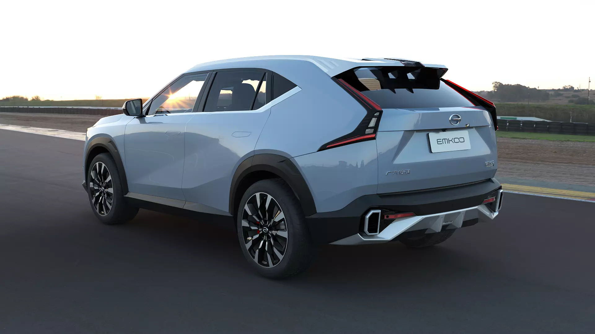  2022 GAC Trumpchi Emkco with interior 3D model_8