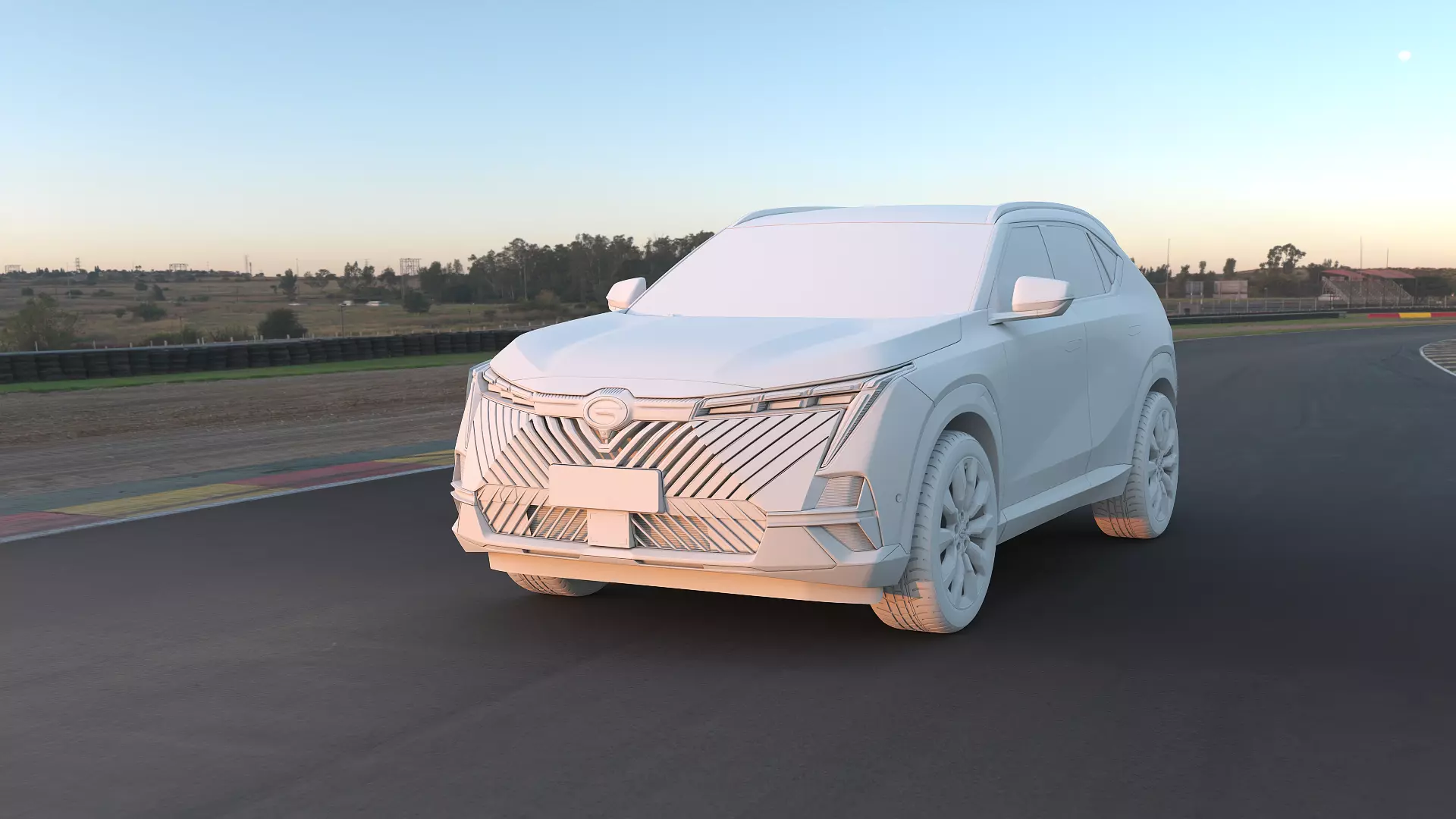  2022 GAC Trumpchi Emkco with interior 3D model_9