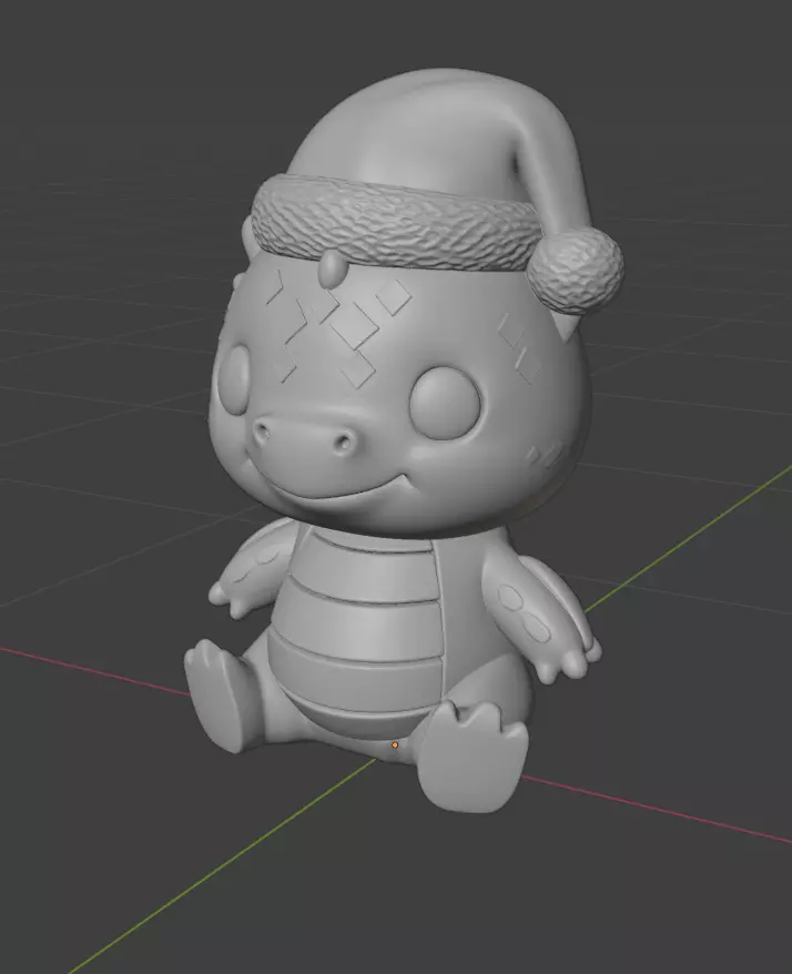 the Christmas Dragon 3D print model_1