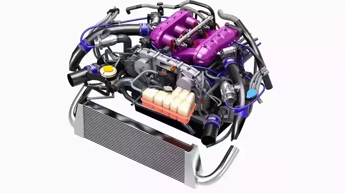 HKS VR38DETT Engine
