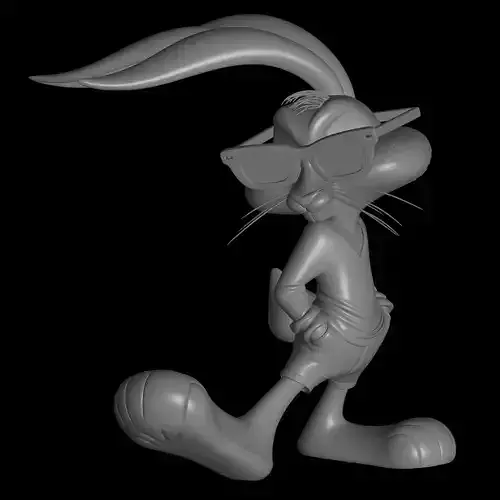 Bugs Bunny 1  3D print model