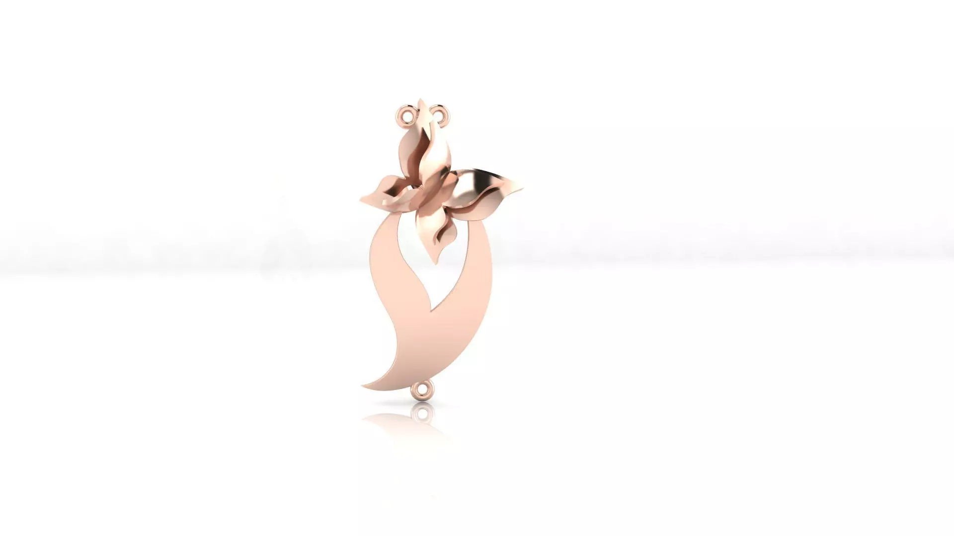 butterfly gold bracelet free Free 3D print model