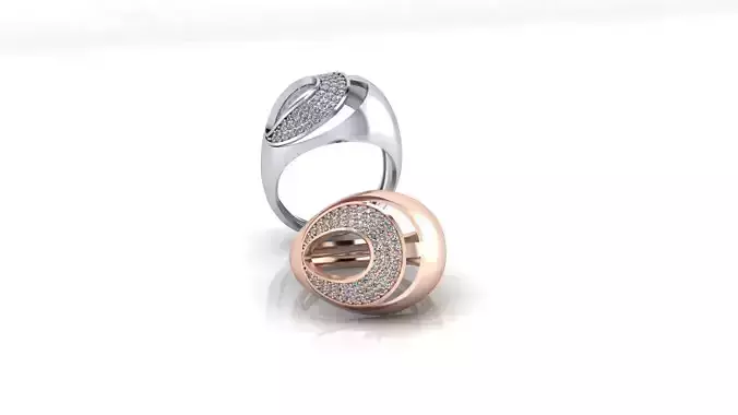 pave setting jewelry ring