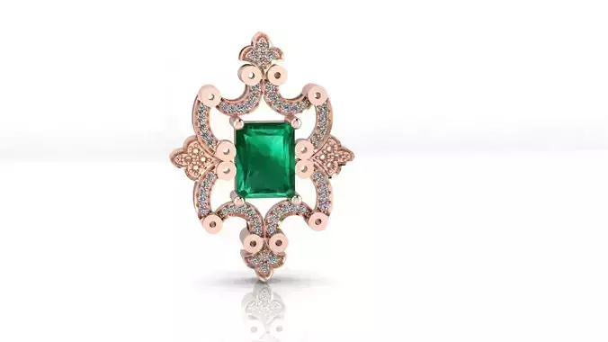 emerald free jewelry pendant