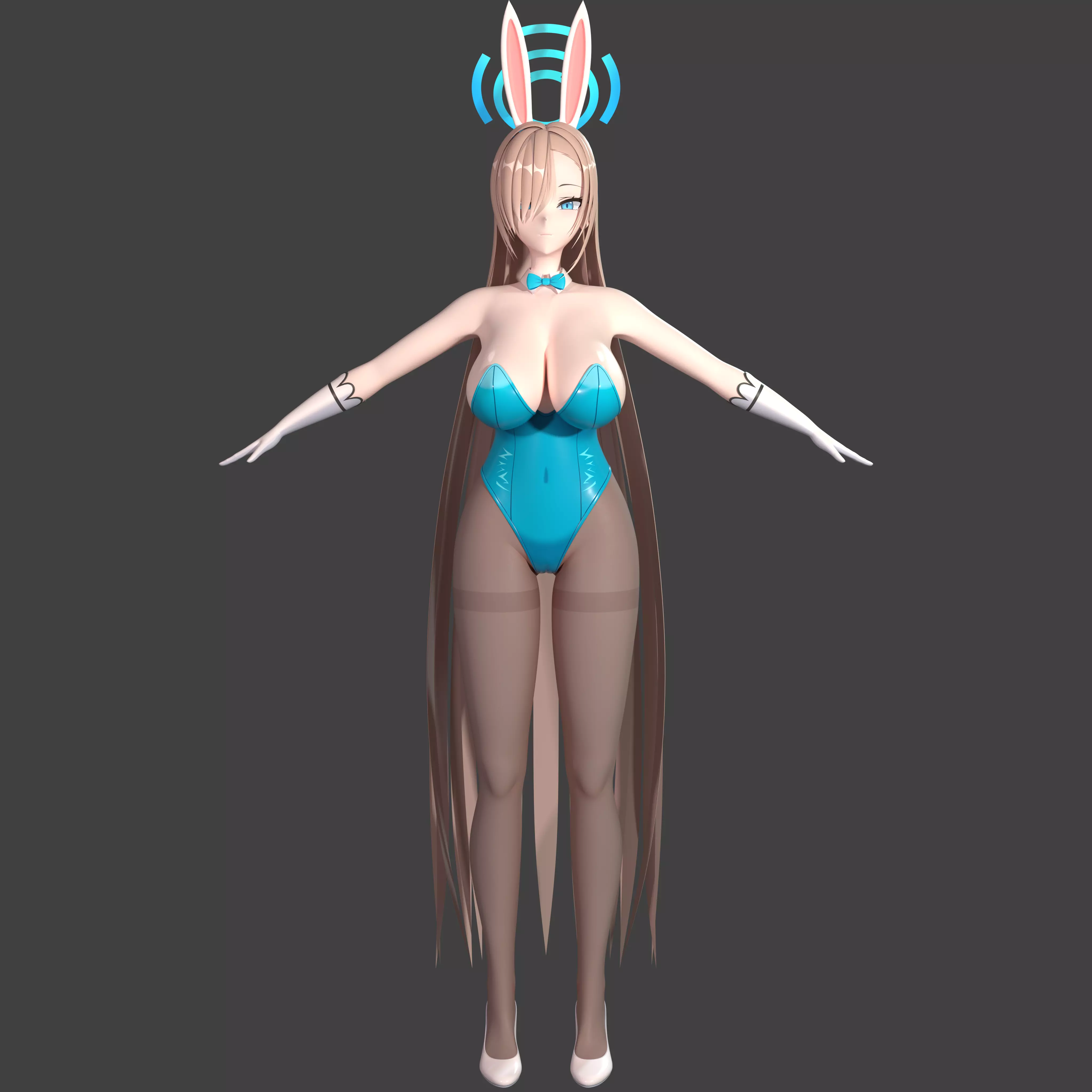 Ichinose Asuna - Blue Archive 3D Model 3D model_1