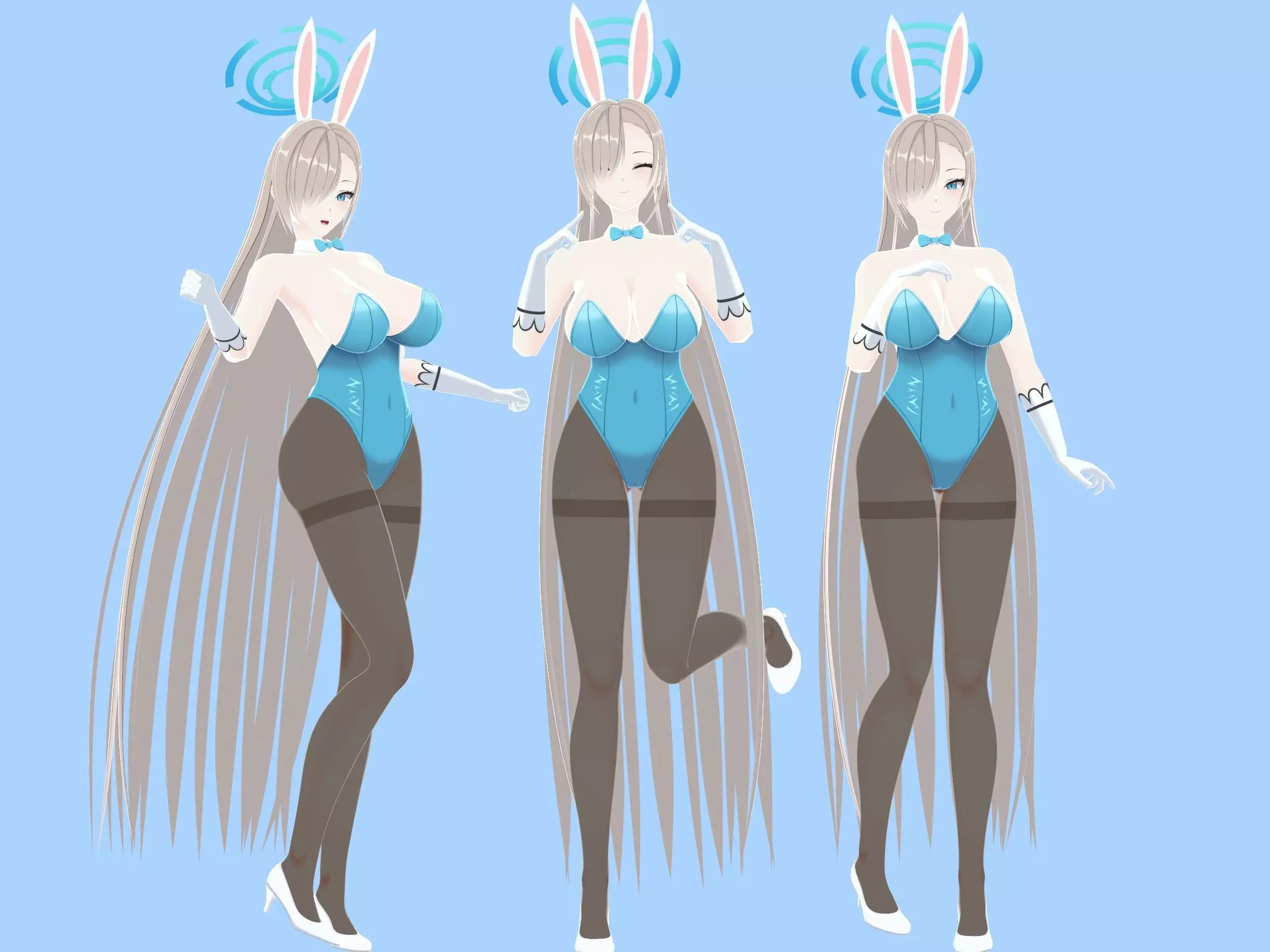 Ichinose Asuna - Blue Archive 3D Model 3D model_7