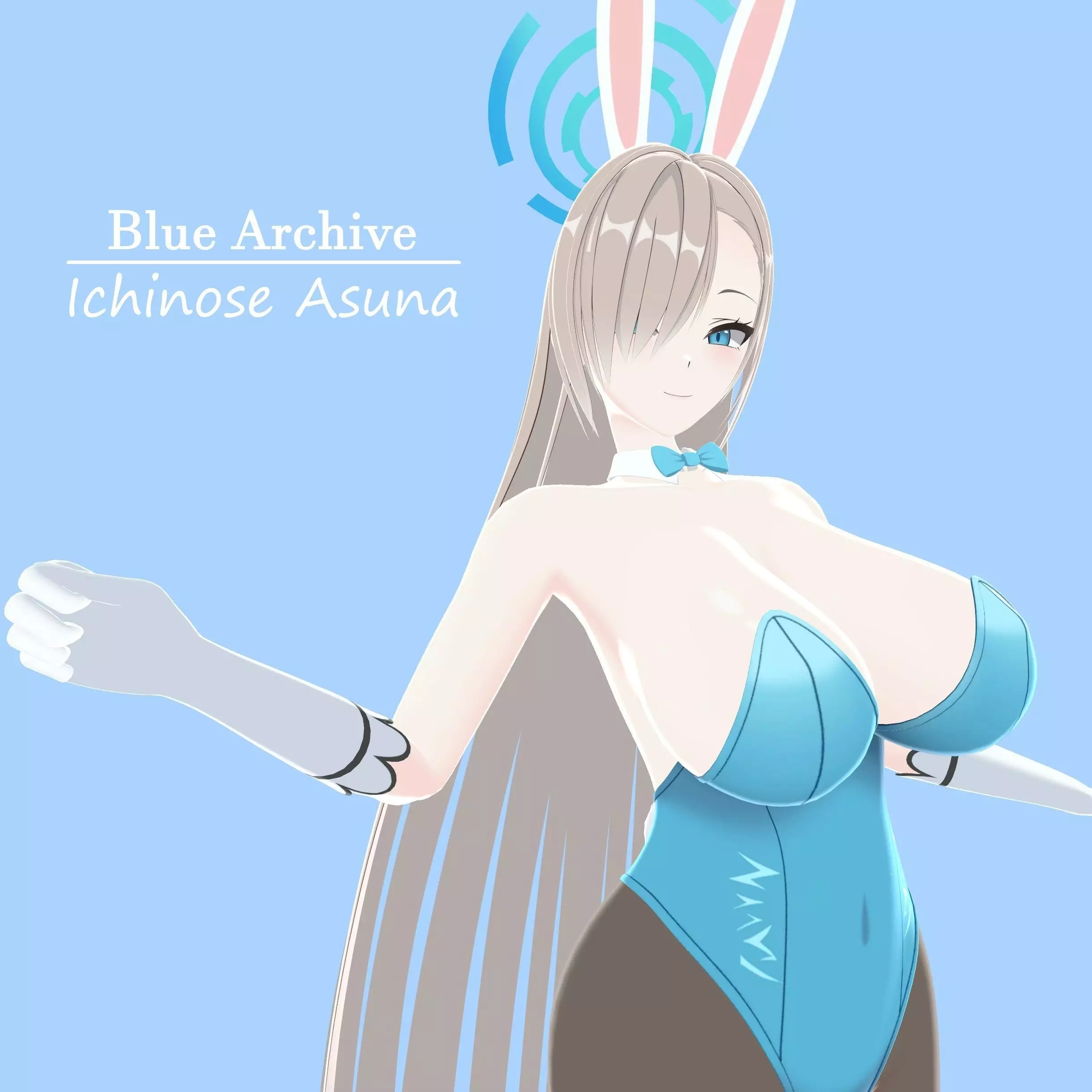 Ichinose Asuna - Blue Archive 3D Model 3D model_0