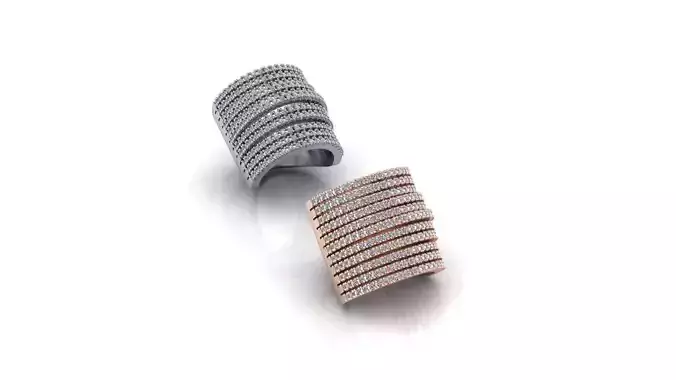 pave setting jewelry ring