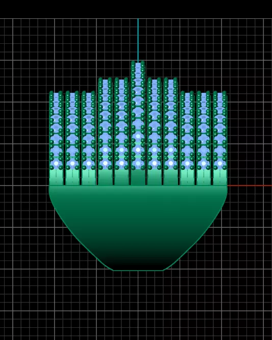 pave setting jewelry ring 3D print model_3