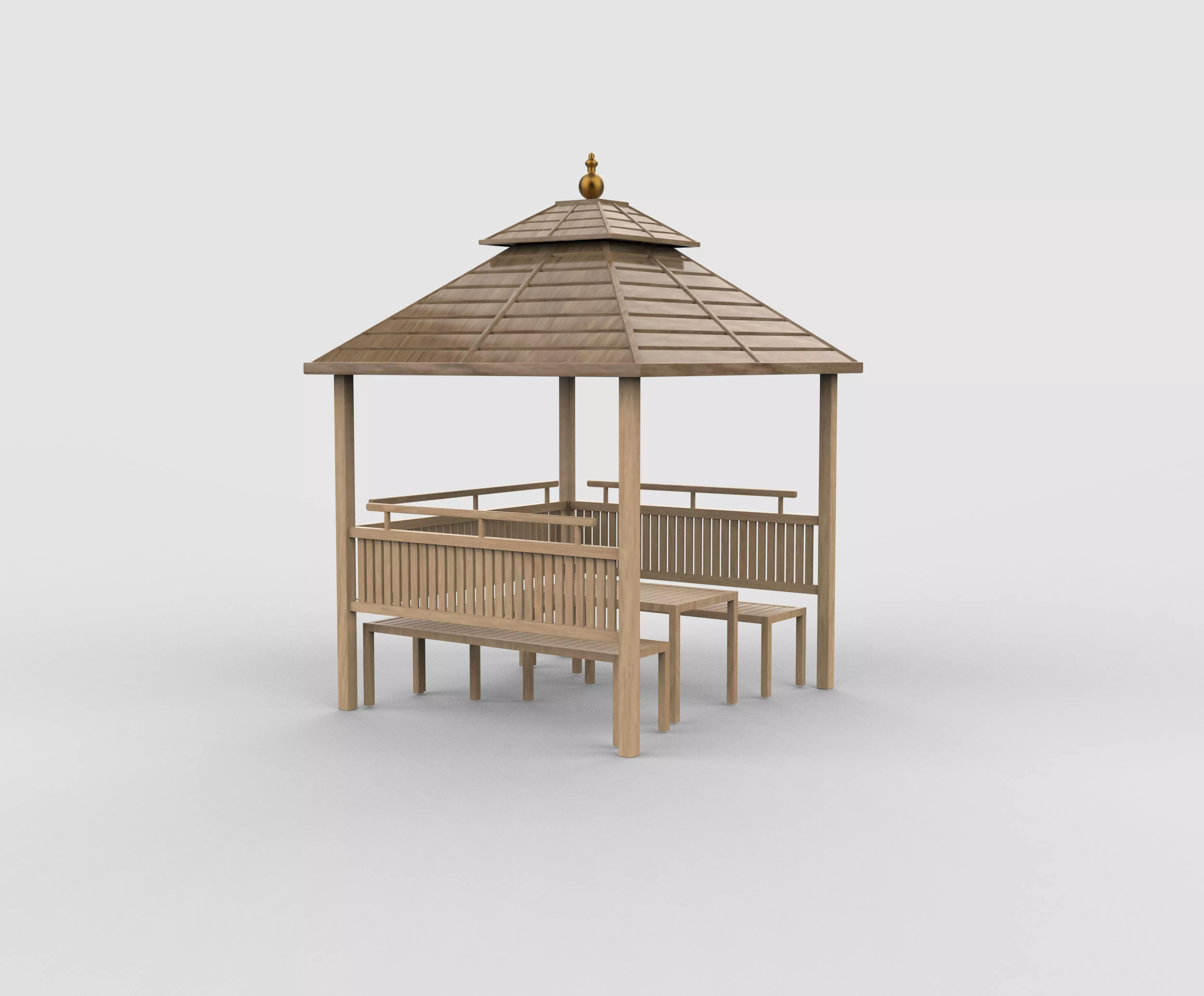 Haanh Design gazebo 3D model_8