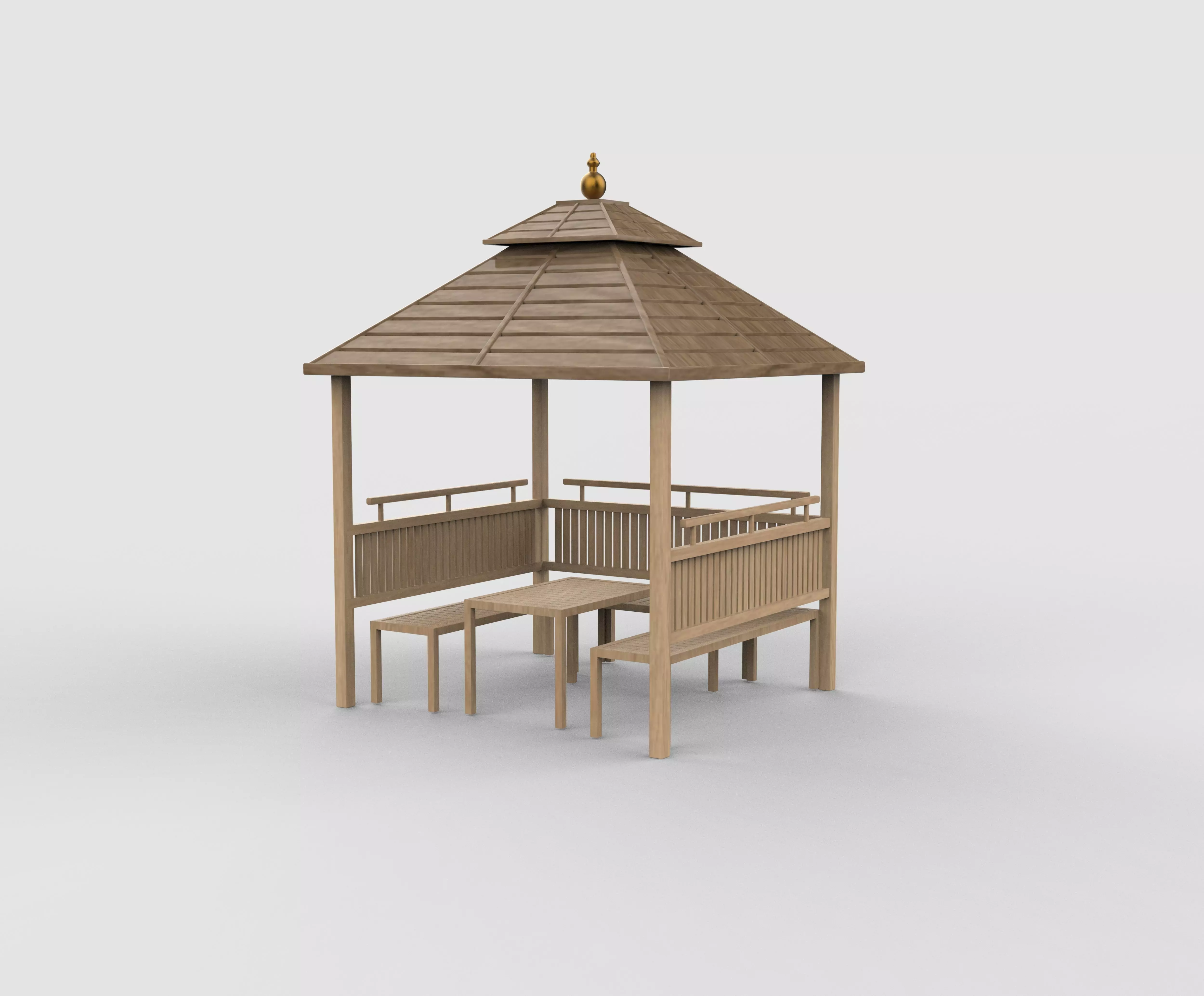 Haanh Design gazebo 3D model_0