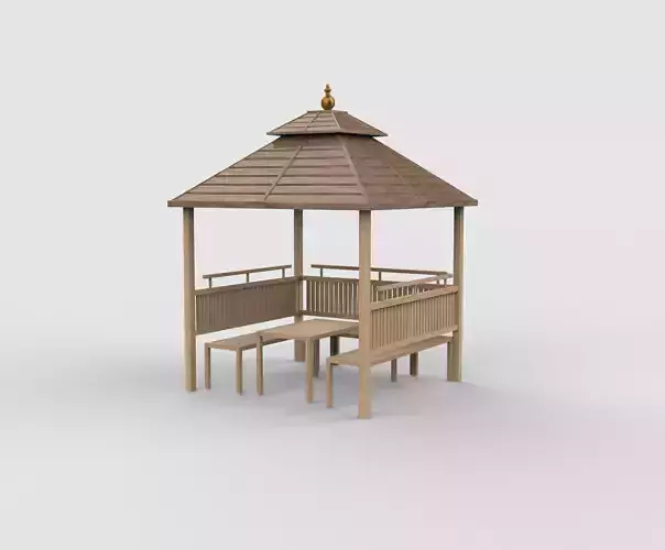 Haanh Design gazebo 3D model Haanh Design gazebo 3D model