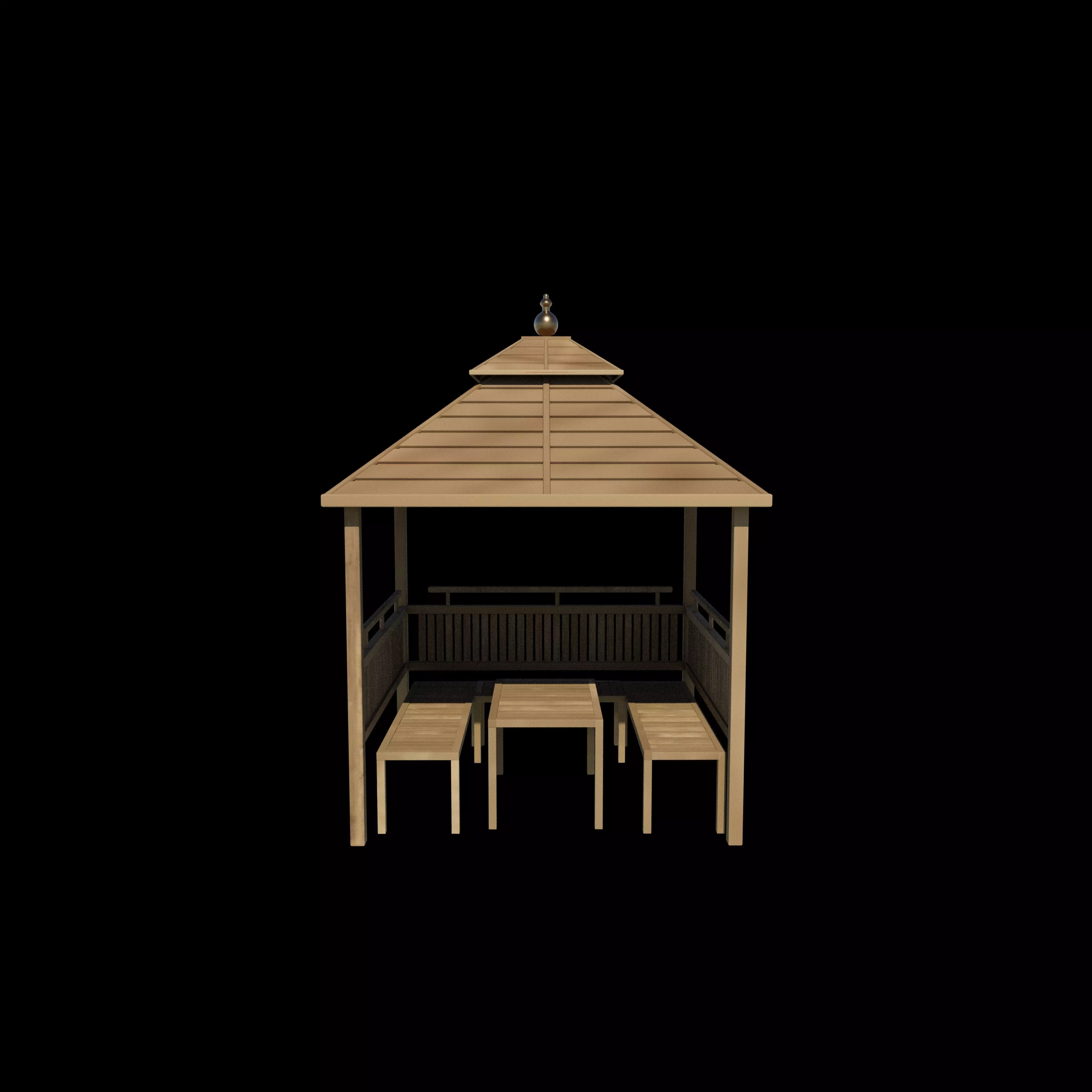 Haanh Design gazebo 3D model_4