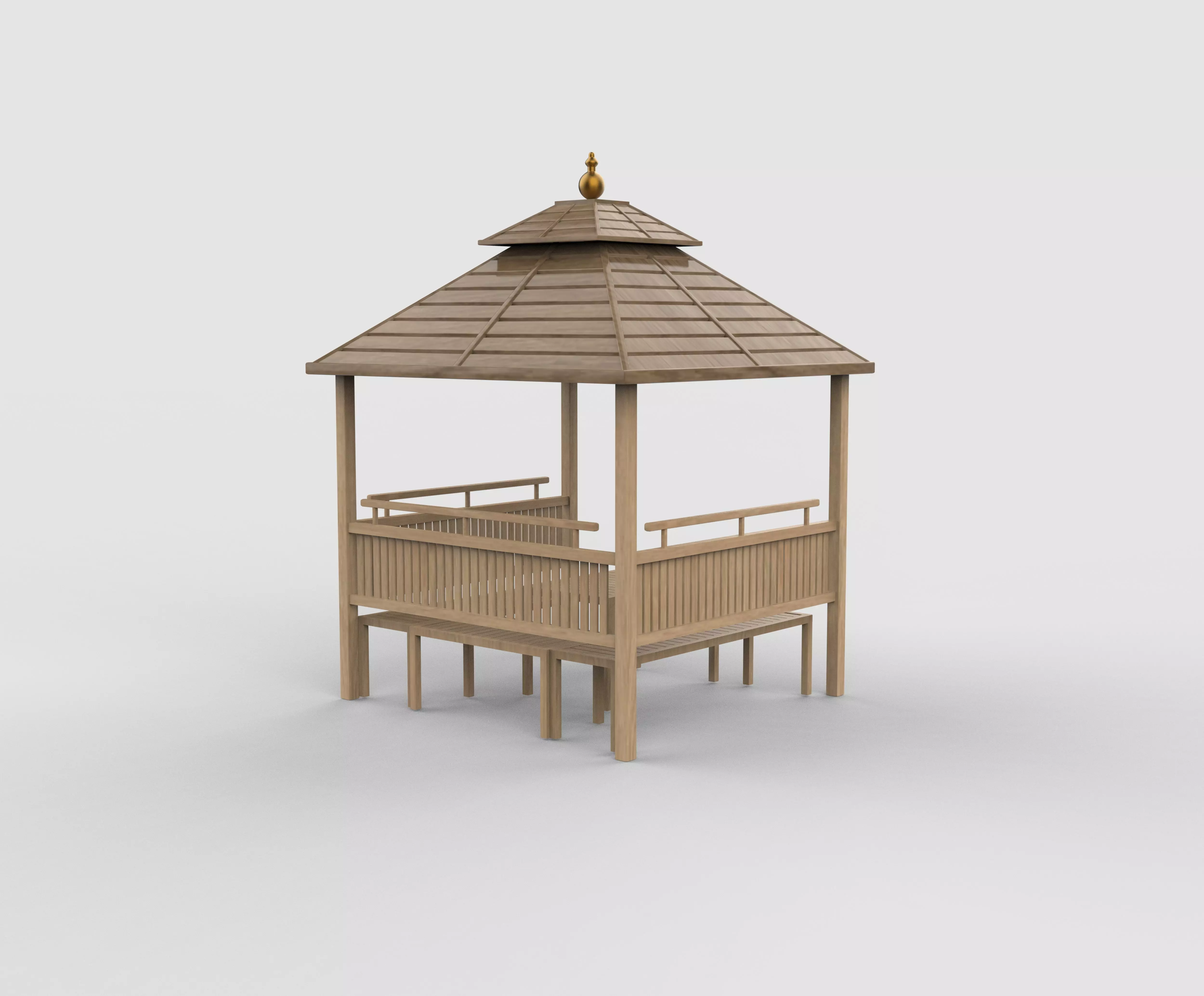 Haanh Design gazebo 3D model_11