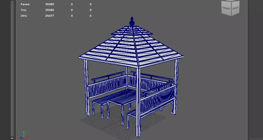 Haanh Design gazebo 3D model_17