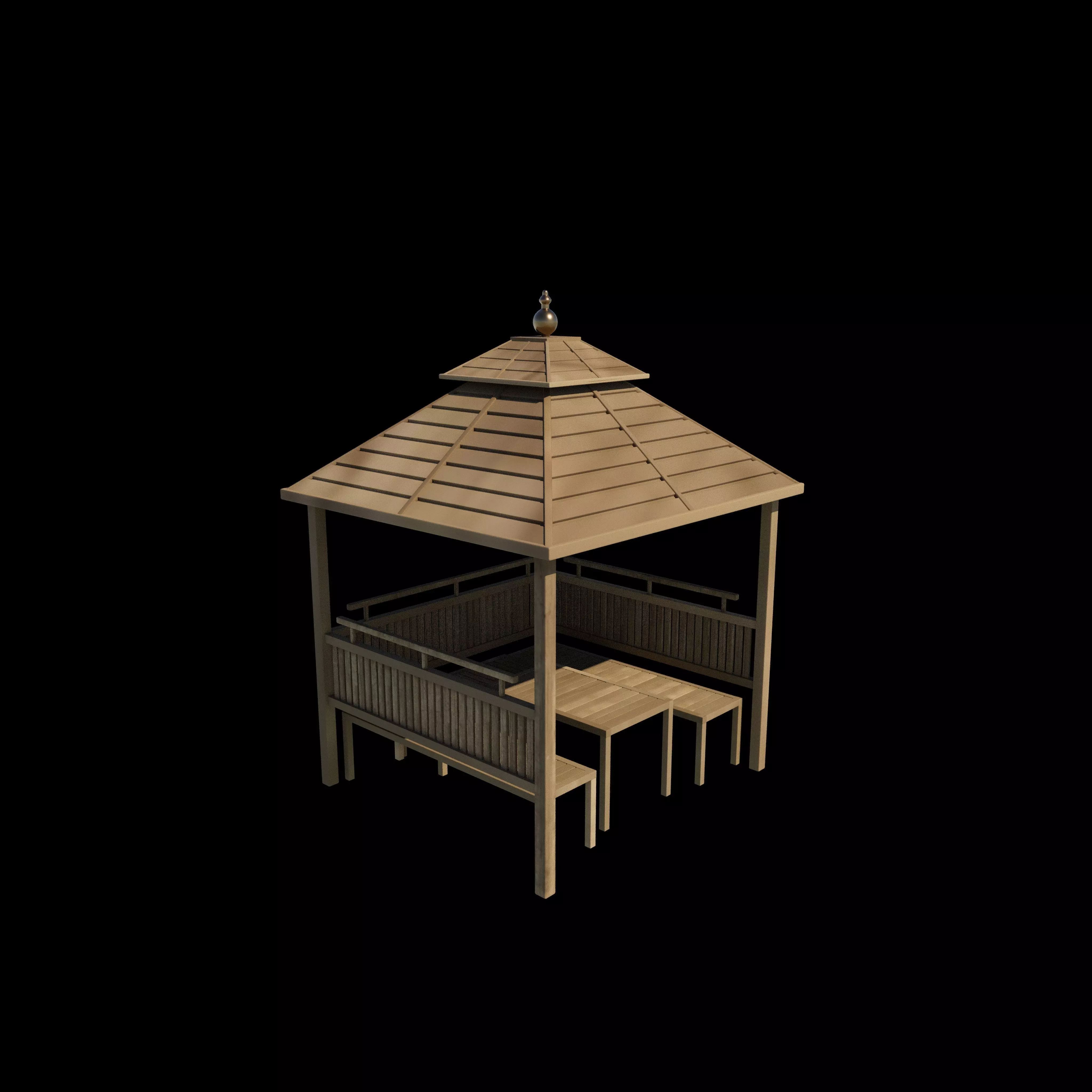 Haanh Design gazebo 3D model_6