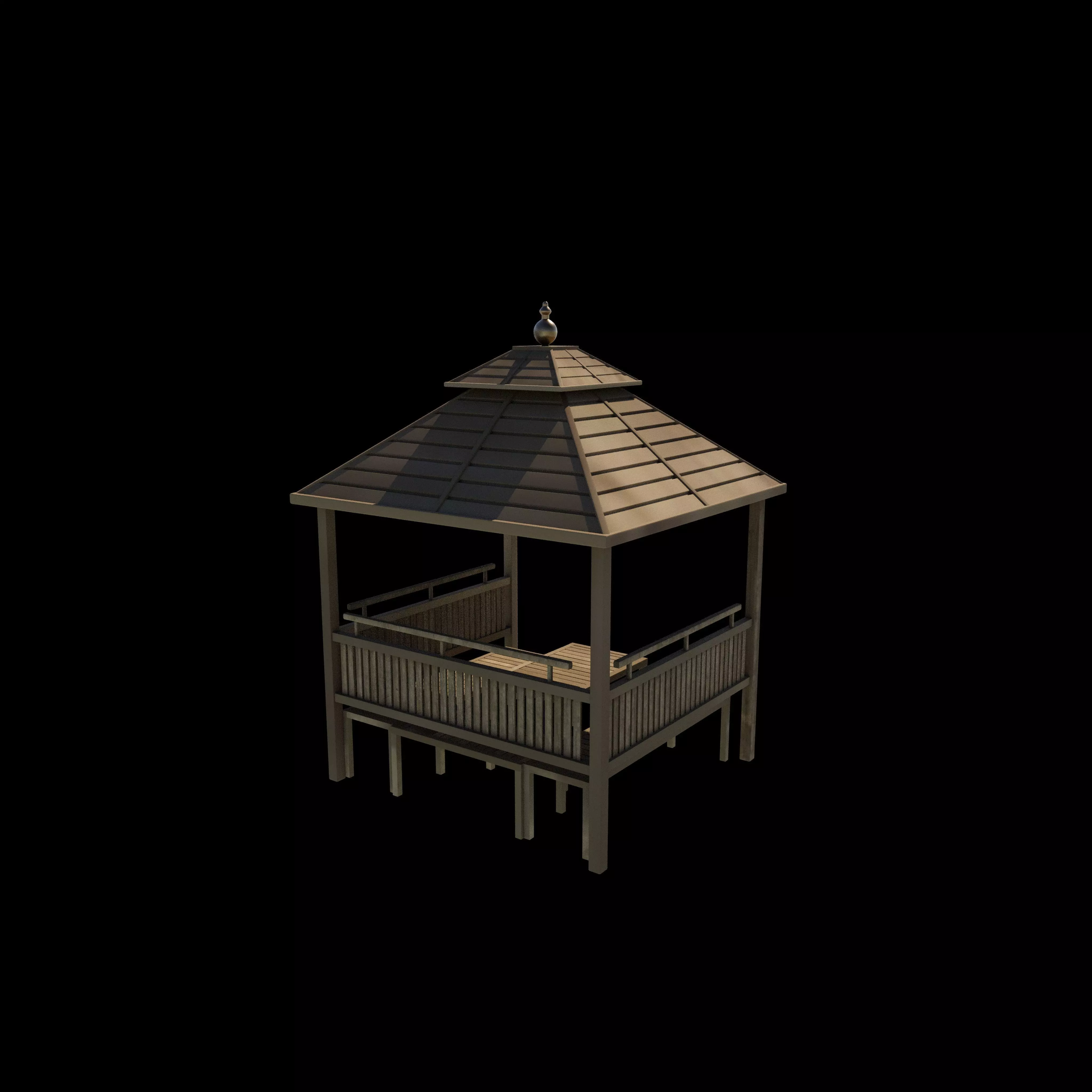 Haanh Design gazebo 3D model_2