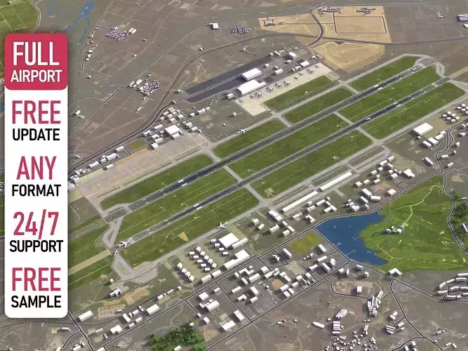 Cheongju - 3D Airport Model