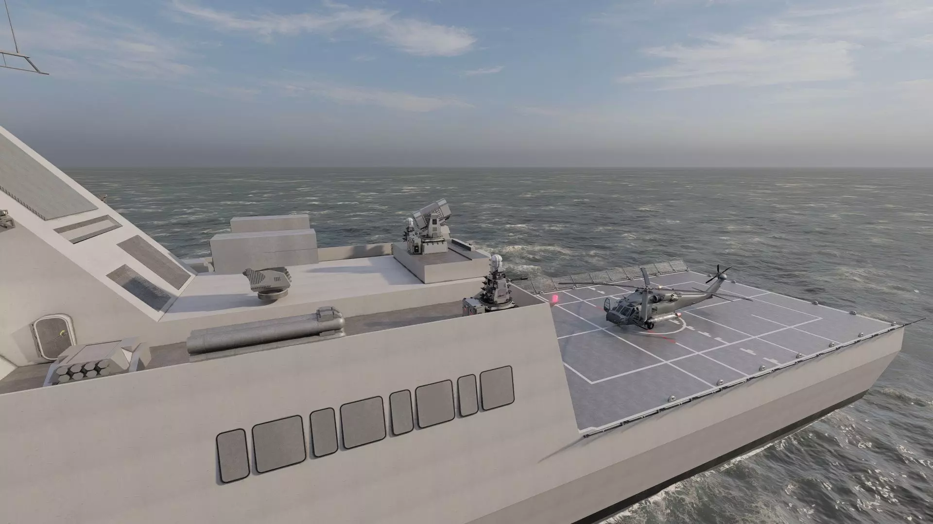 NAVY MULTIROLE  FRIGATE SPARTAN CLASS 3D model_13