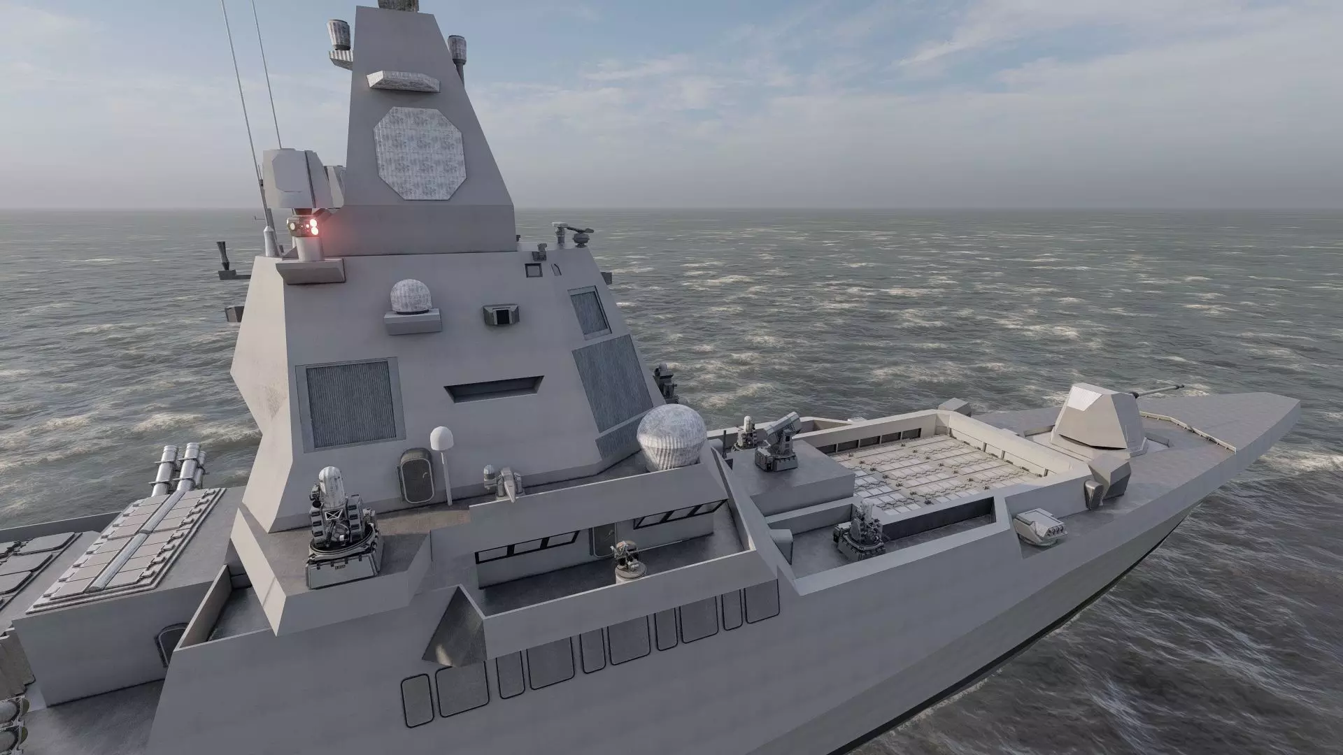 NAVY MULTIROLE  FRIGATE SPARTAN CLASS 3D model_19