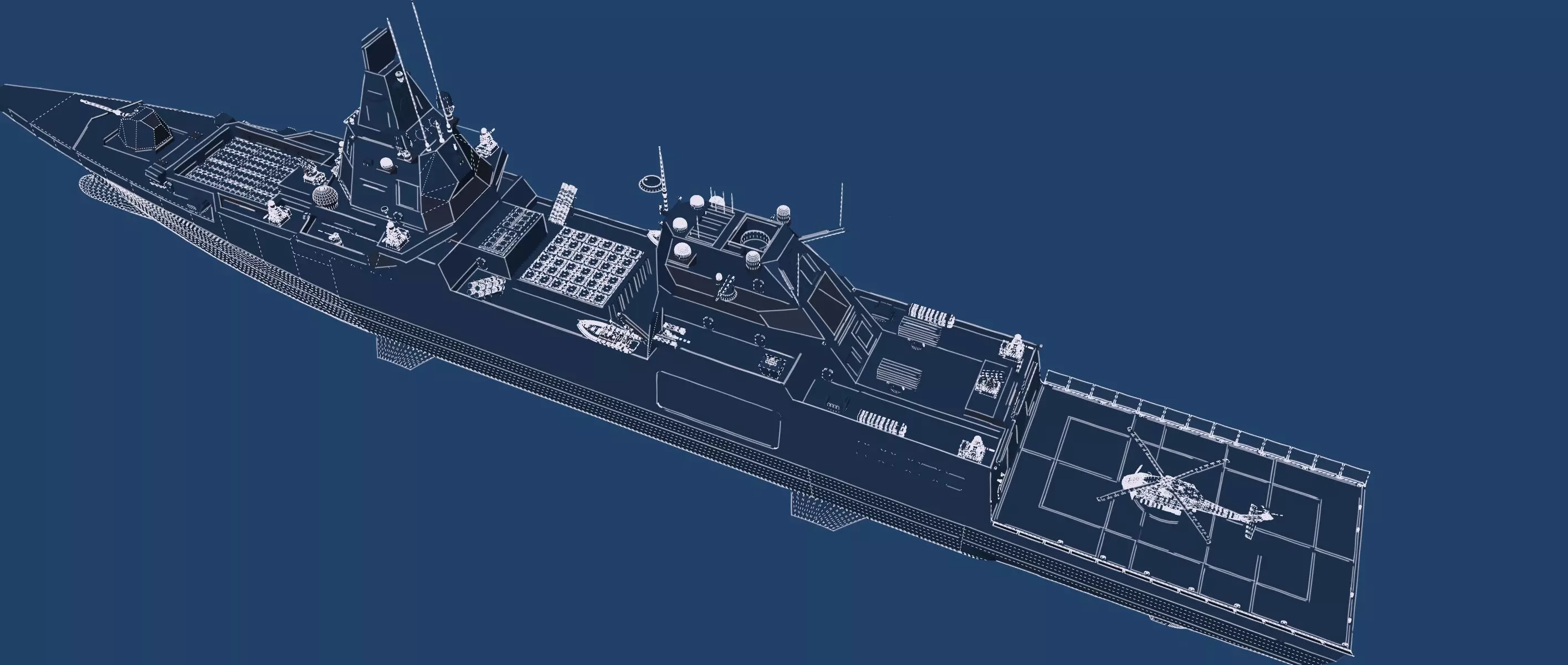 NAVY MULTIROLE  FRIGATE SPARTAN CLASS 3D model_49