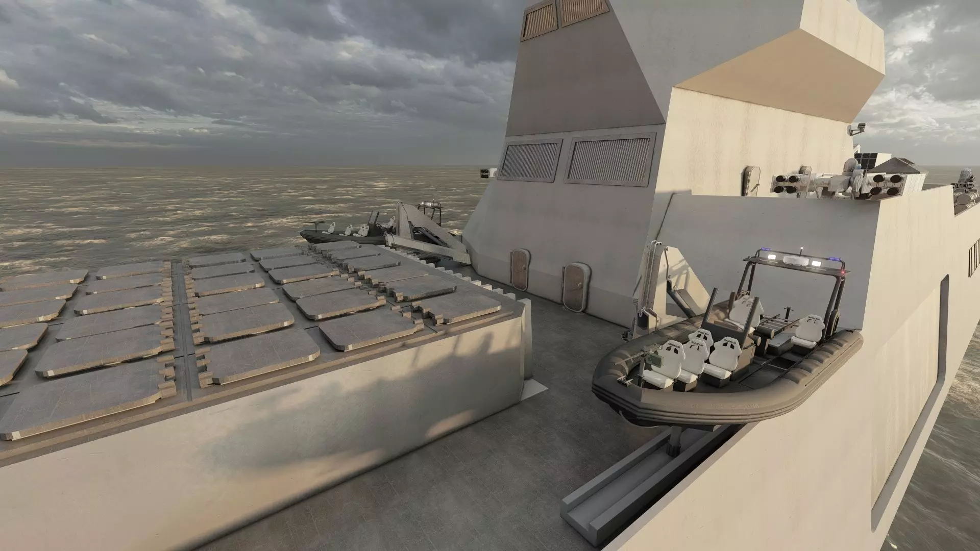 NAVY MULTIROLE  FRIGATE SPARTAN CLASS 3D model_30