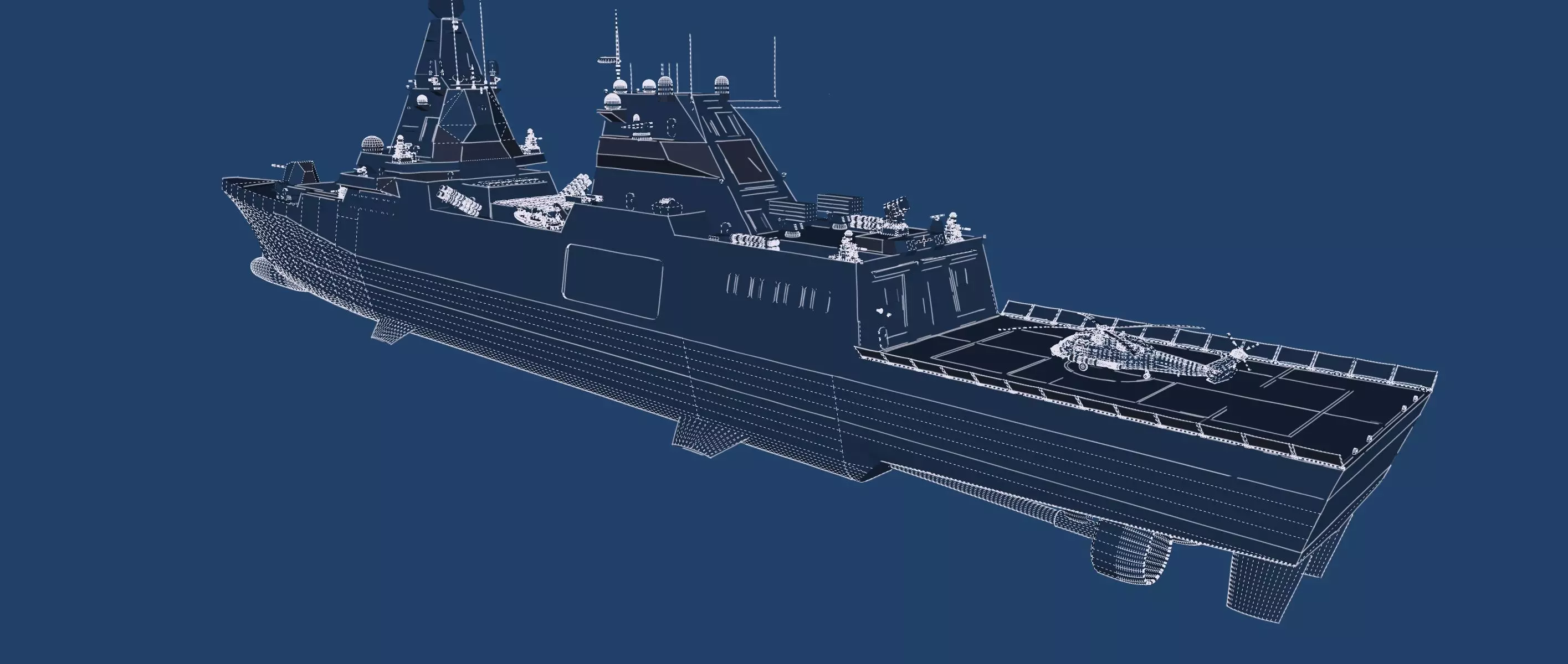 NAVY MULTIROLE  FRIGATE SPARTAN CLASS 3D model_47