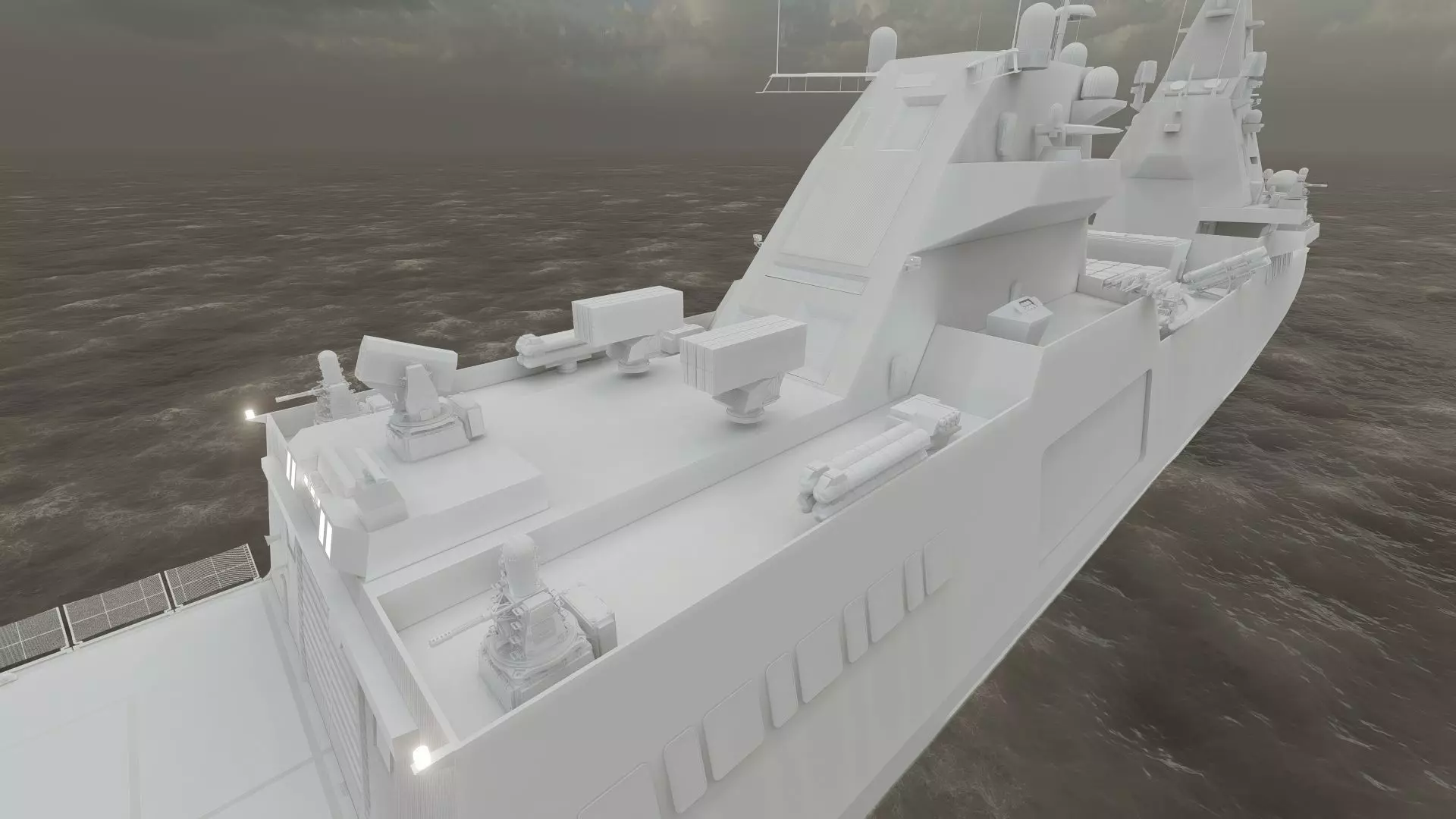 NAVY MULTIROLE  FRIGATE SPARTAN CLASS 3D model_41