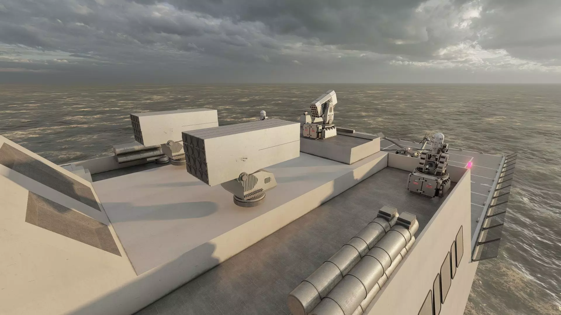 NAVY MULTIROLE  FRIGATE SPARTAN CLASS 3D model_33