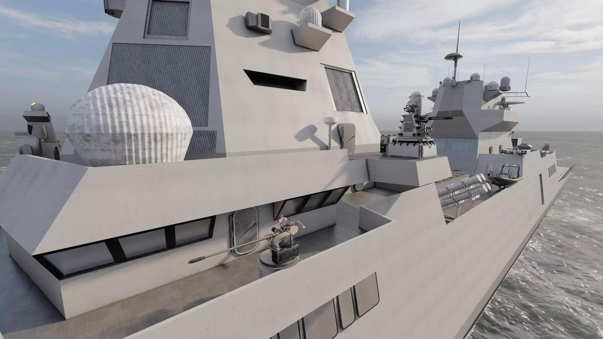 NAVY MULTIROLE  FRIGATE SPARTAN CLASS 3D model_26